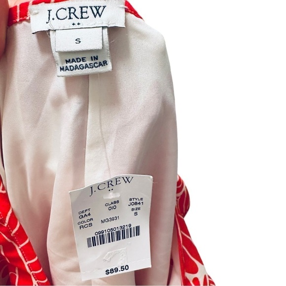 J. Crew Factory Sunburst Printed Flutter Tunic Dress Size S Nwt new - Picture 2 of 9